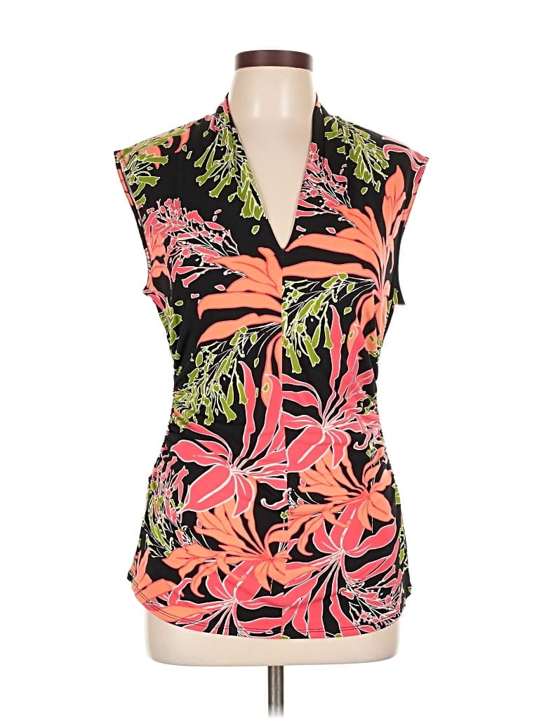 Pre-owned Vince Camuto Sleeveless Blouse In Orange