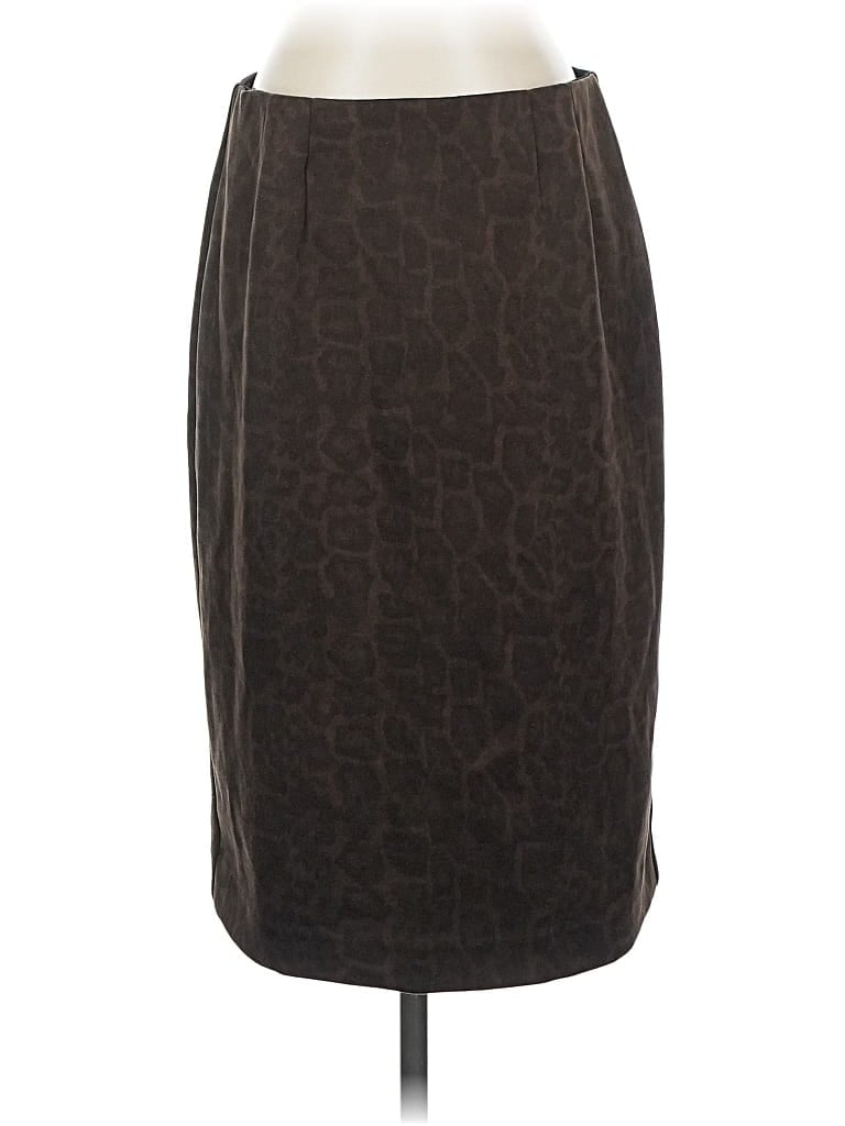 Pre-owned Peace Of Cloth Formal Skirt In Brown