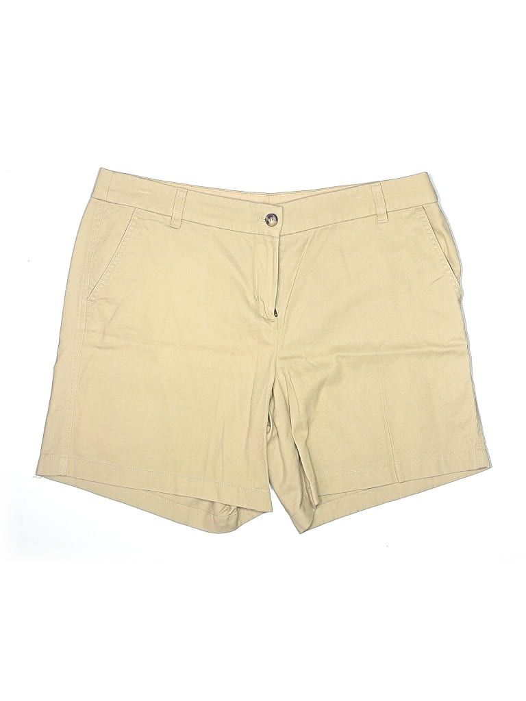 Pre-owned J.crew Factory Store Khaki Shorts In Brown