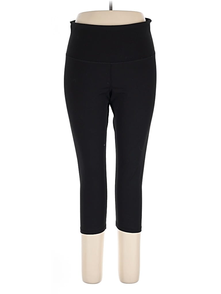 Pre-owned Active Pants In Black