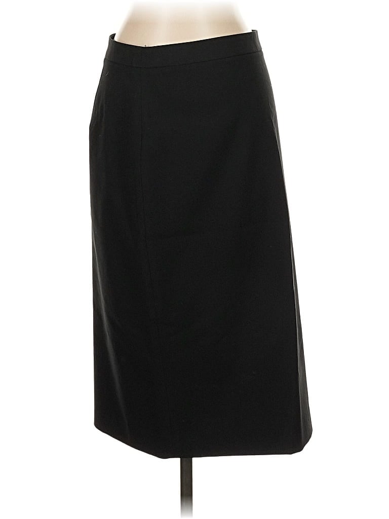 Pre-owned Banana Republic Wool Skirt In Black