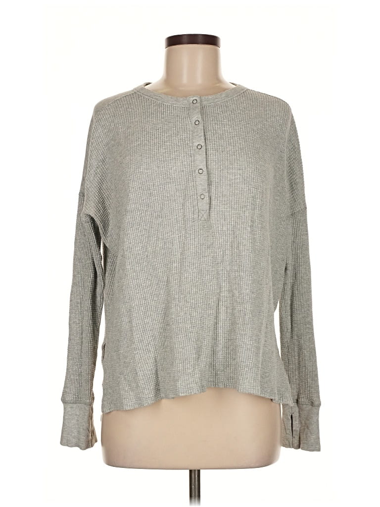 Pre-owned Offline By Aerie Pullover Sweater In Gray