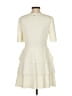 Siste's Solid Ivory Cocktail Dress Size S - photo 2