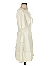 Siste's Solid Ivory Cocktail Dress Size S - photo 4