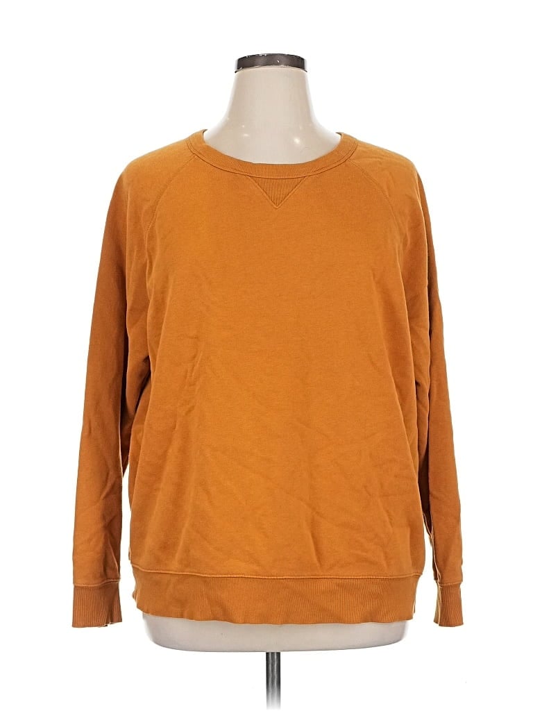 Pre-owned Old Navy Pullover Sweater In Orange
