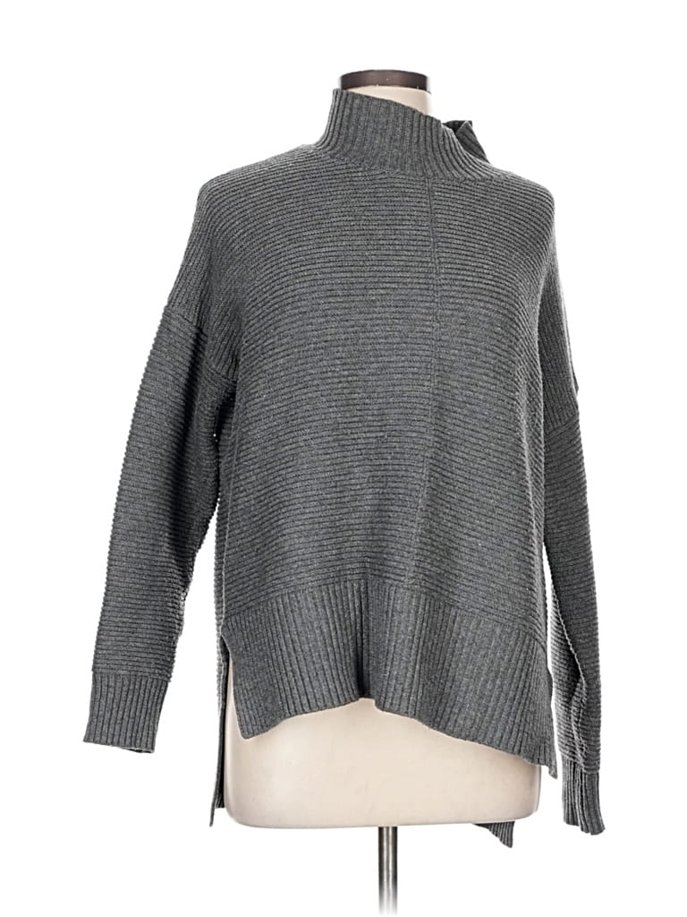 Pre-owned Sweet Romeo Turtleneck Sweater In Gray