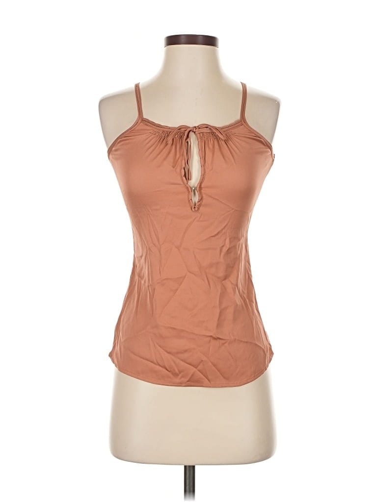 Pre-owned Vince Sleeveless Blouse In Brown