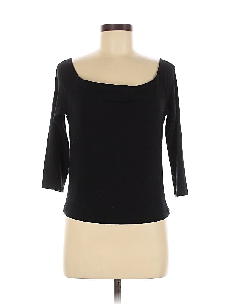 Pre-owned Rag & Bone 3/4 Sleeve Top In Black