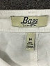 Bass 100% Cotton Chevron-herringbone Ivory White Jeans Size 14 - photo 7