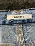 GRLFRND 100% Cotton Hearts Blue Jeans Size 28 waist - photo 6