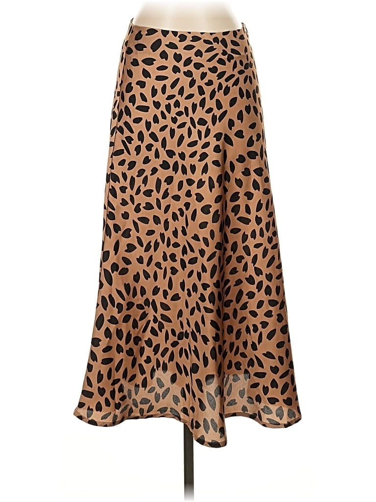 Pre-owned Aakaa Casual Skirt In Brown