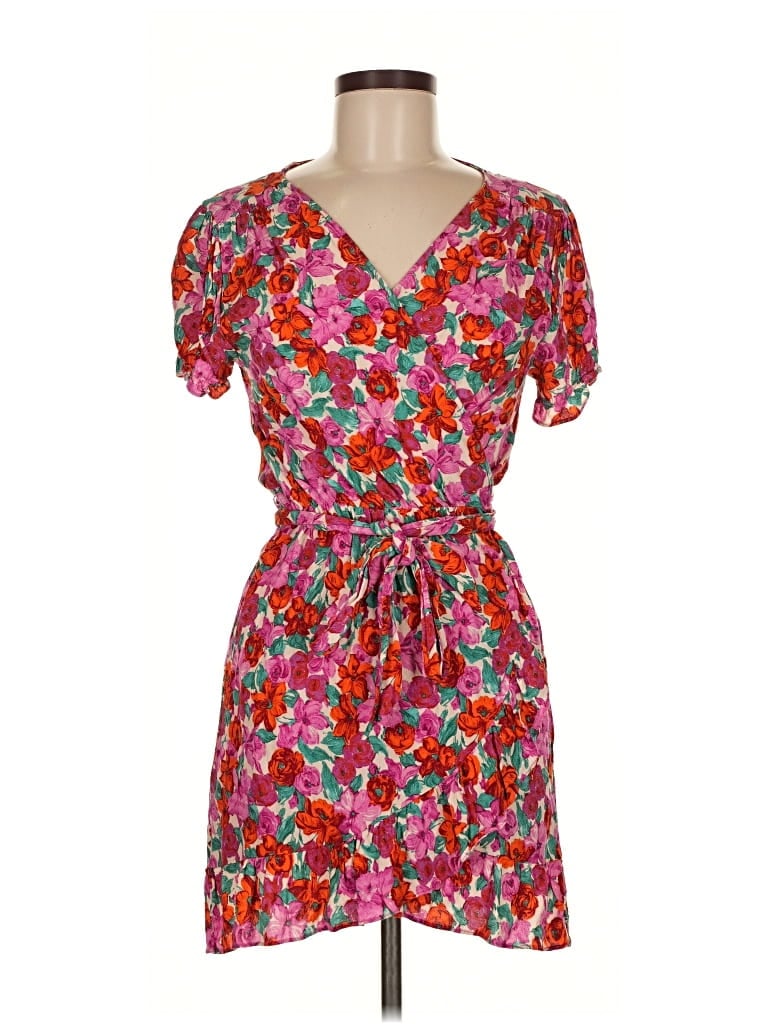 Pre-owned Zara Basic Casual Dress In Pink