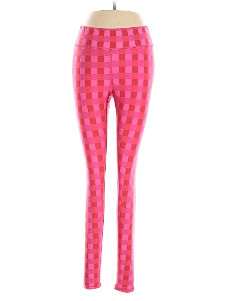 Pre-owned Terez Leggings In Pink