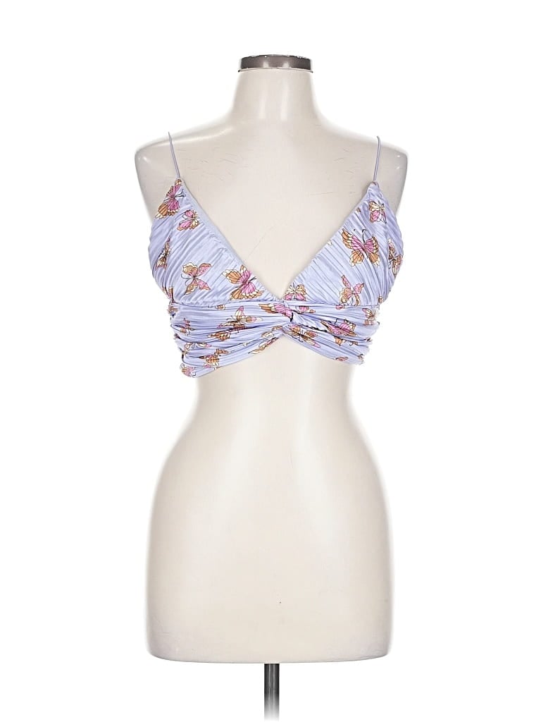 Pre-owned Urban Outfitters Sleeveless Blouse In Blue