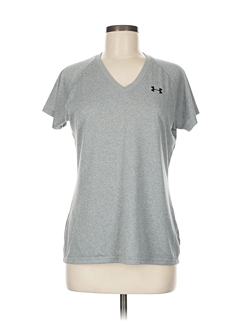 Pre-owned Under Armour Active T-shirt In Gray