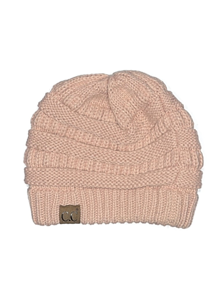 Pre-owned Assorted Brands Beanie Hat In Pink