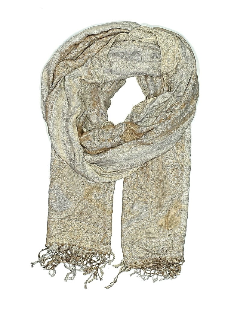 Pre-owned Unbranded Scarf In Brown