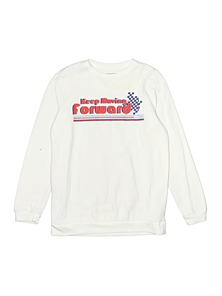 Pre-owned Primark Kids' Sweatshirt In White