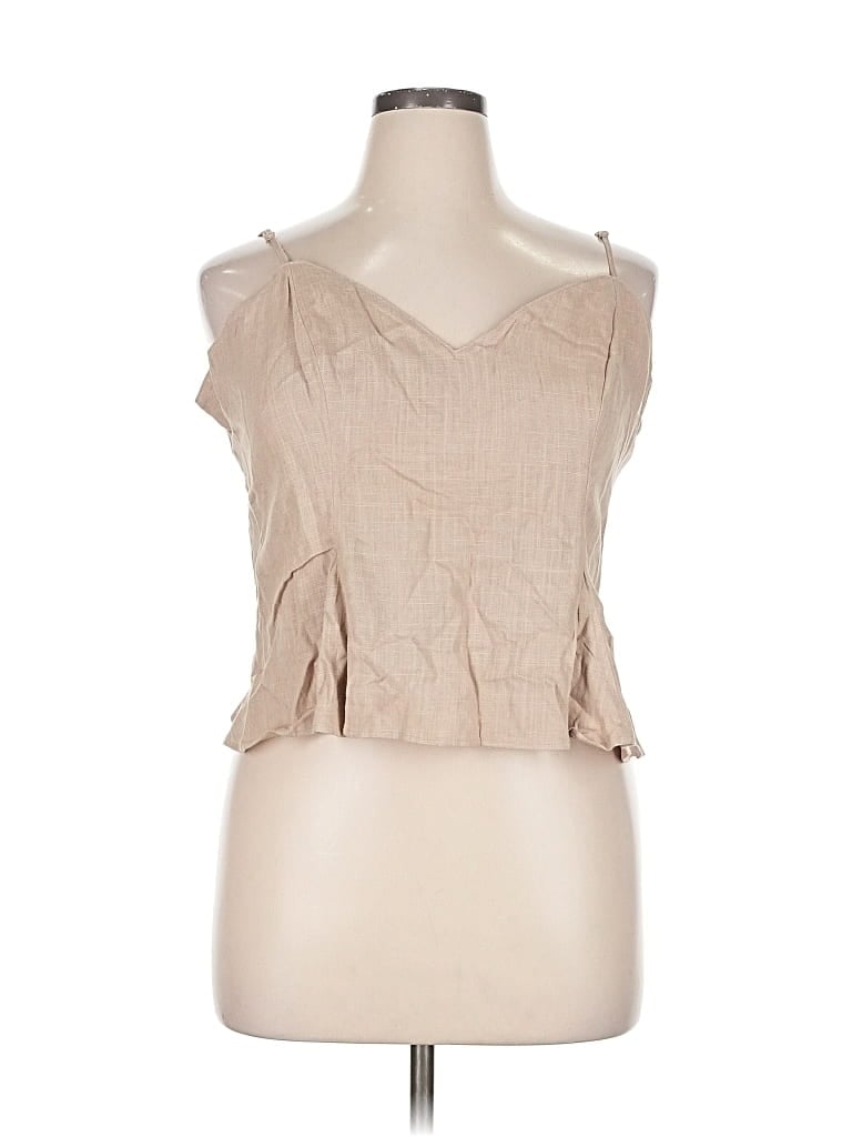 Express Sleeveless Blouse In Neutral