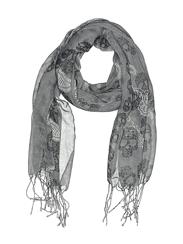 Pre-owned Unbranded Scarf In Gray