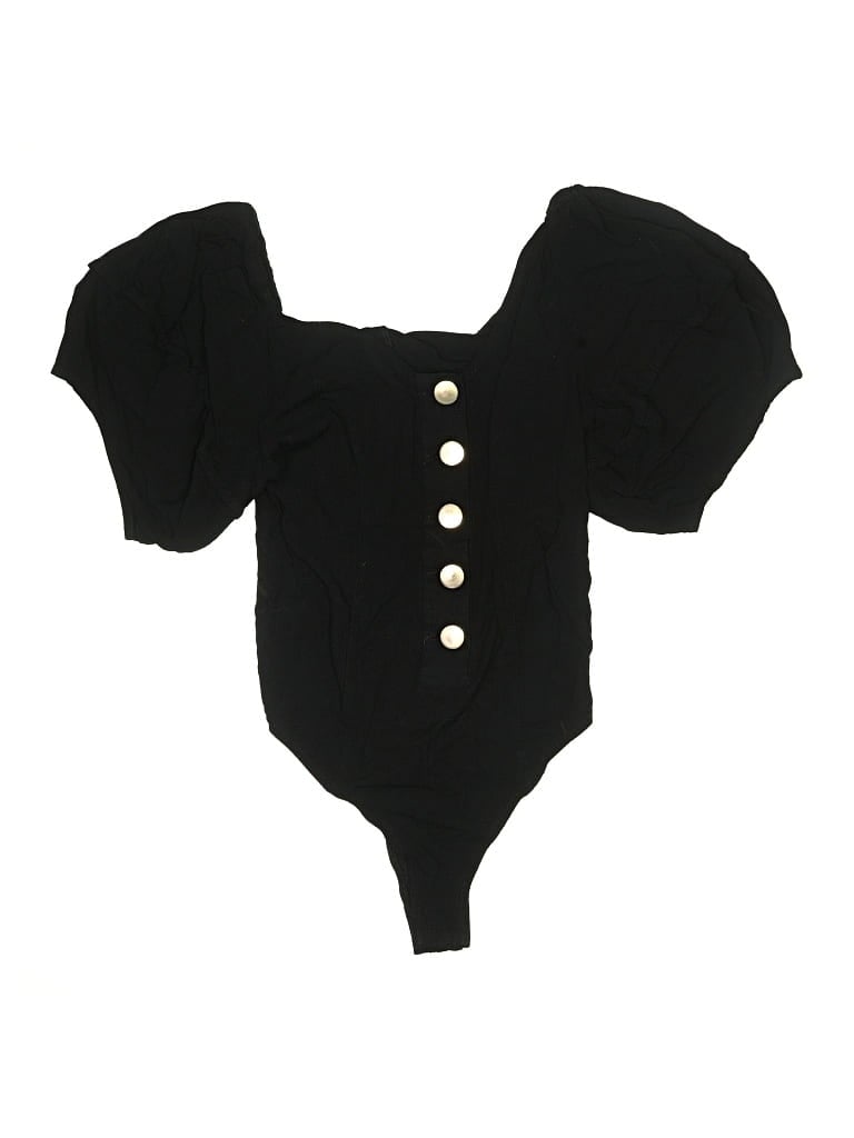 Pre-owned Intimately By Free People Bodysuit In Black