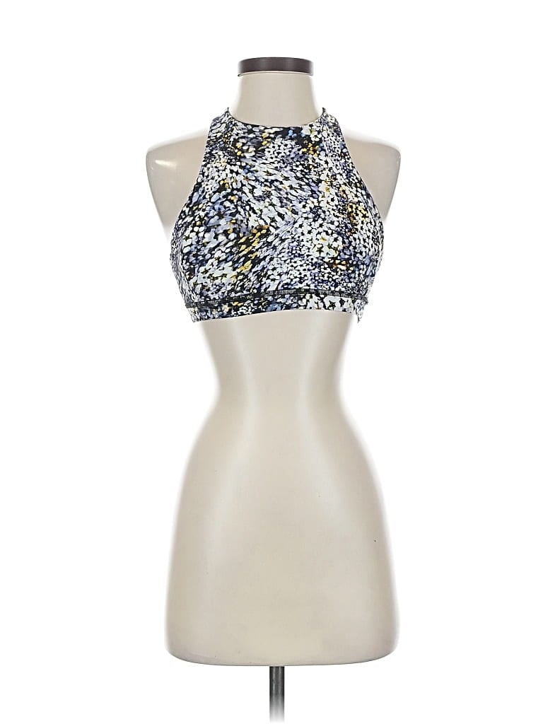 Pre-owned Lululemon Athletica Tank Top Black Halter Neckline Tops