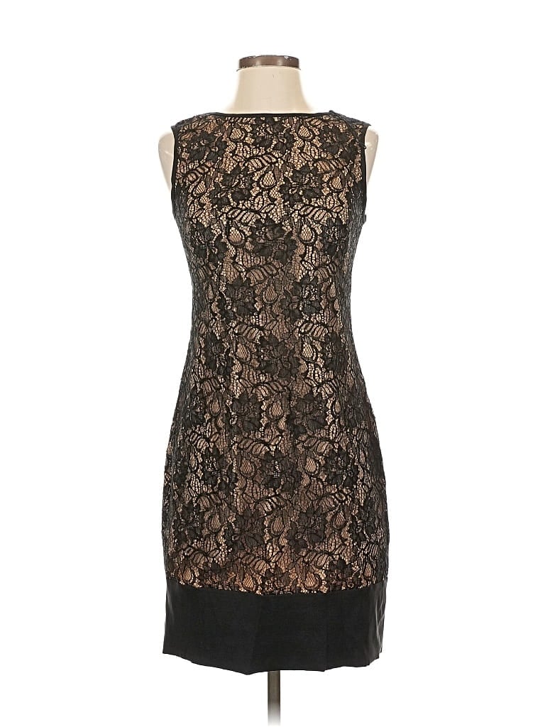 Pre-owned Caché Cocktail Dress In Black