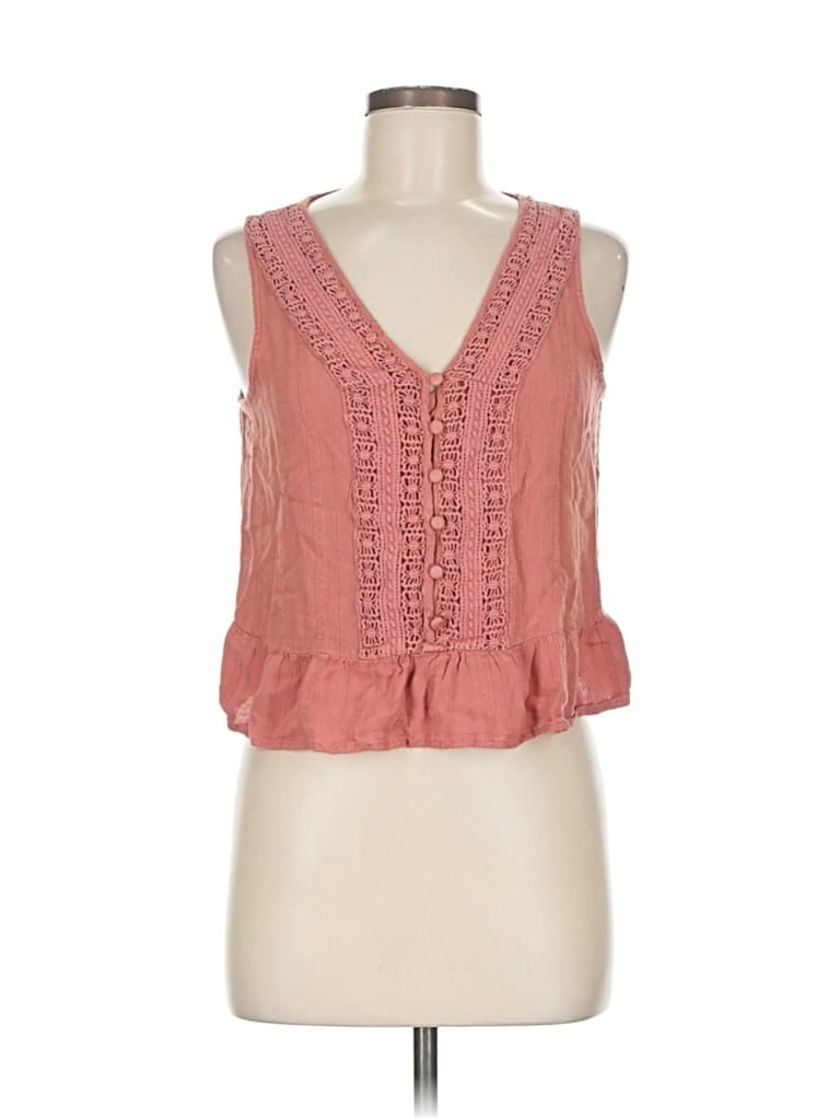 Pre-owned Eyeshadow Sleeveless Blouse In Pink