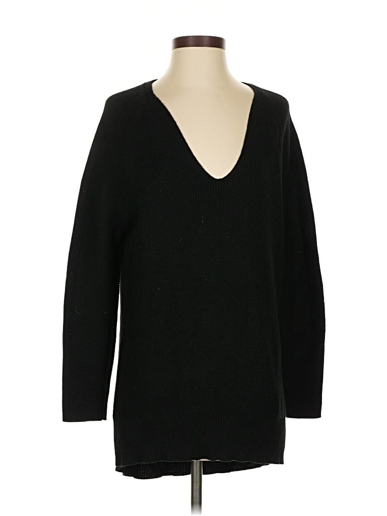 Pre-owned Athleta Pullover Sweater In Black