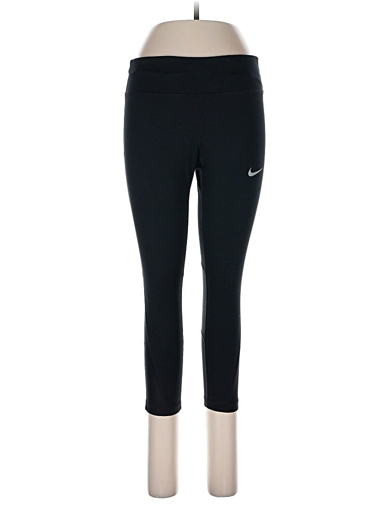 Pre-owned Nike Active Pants In Black