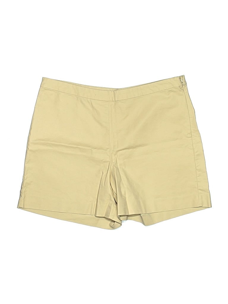 Pre-owned Boston Proper Khaki Shorts In Yellow