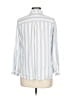Byron Bay 100% Rayon Stripes Blue Long Sleeve Button-Down Shirt Size L - photo 2