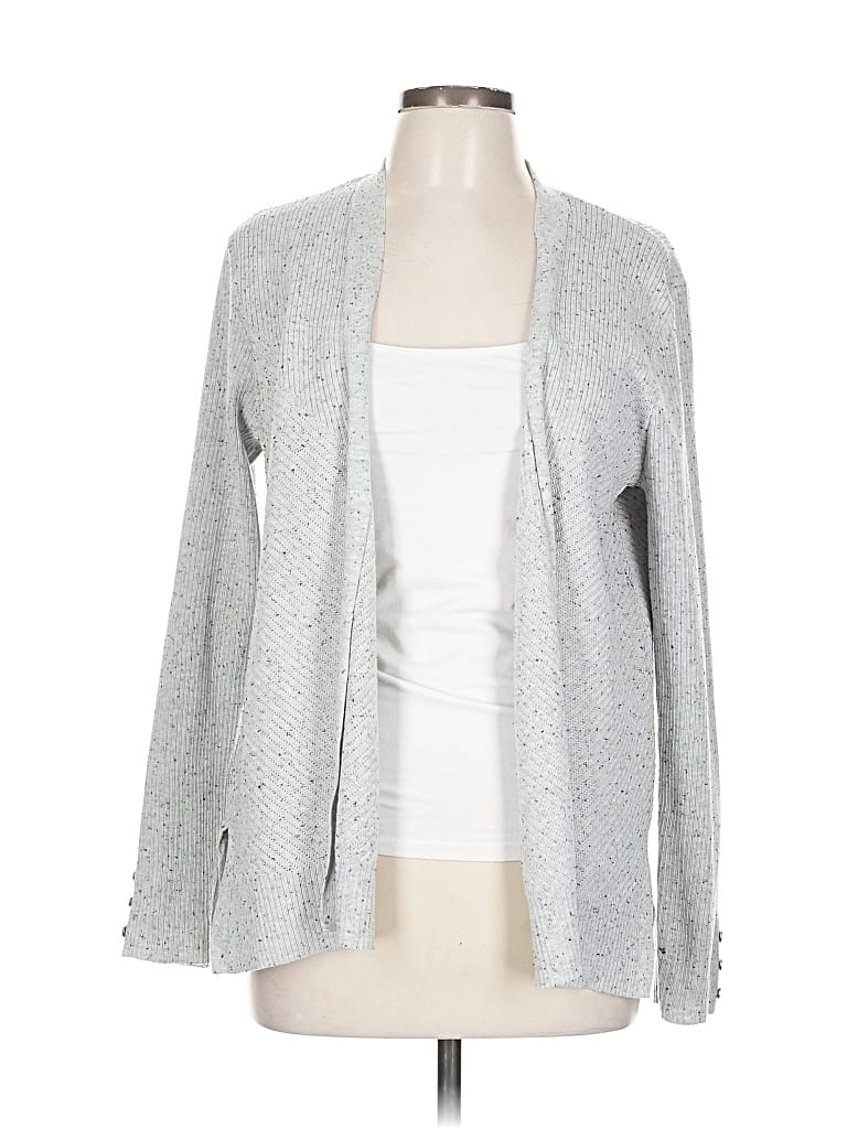 Pre-owned Verve Ami Cardigan Sweater In Gray