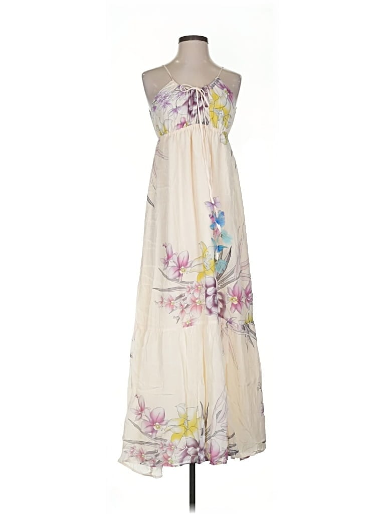 Pre-owned Meghan Los Angeles Casual Dress In White