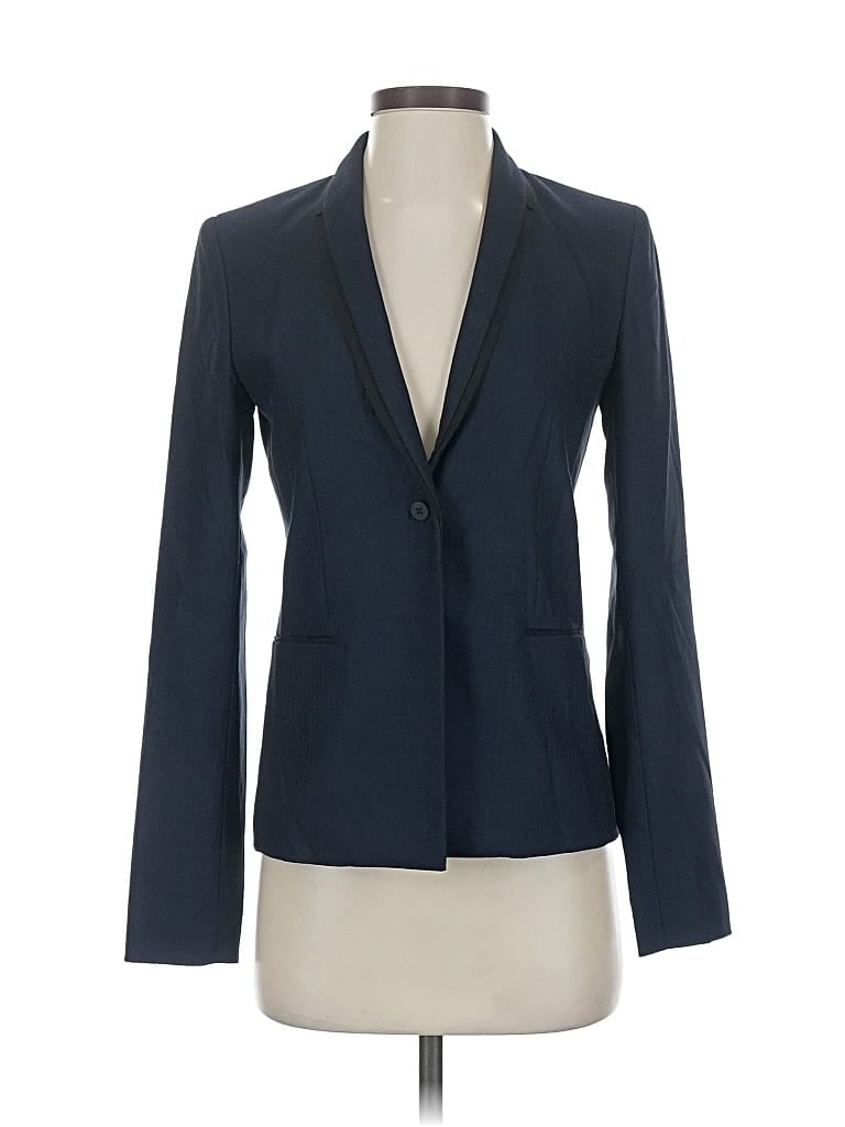 Pre-owned T Tahari Blazer Jacket In Blue