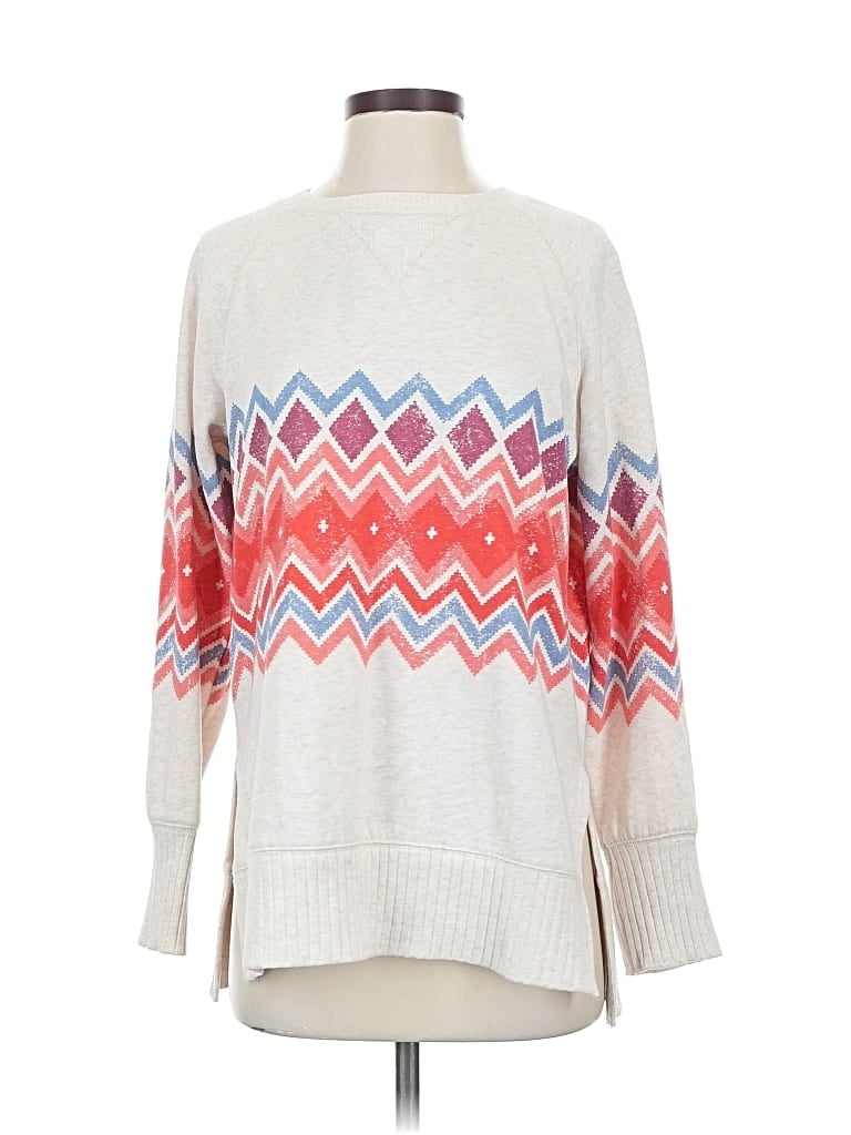 Pre-owned Maurices Pullover Sweater In White