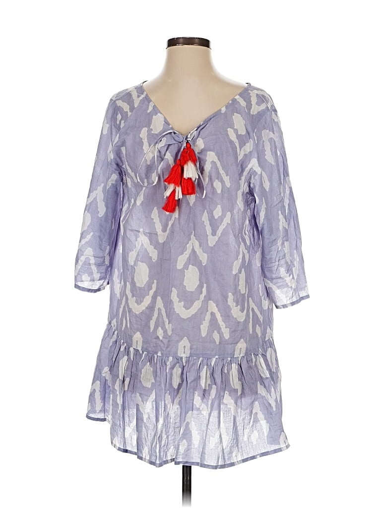 Pre-owned Top It Off Casual Dress In Purple