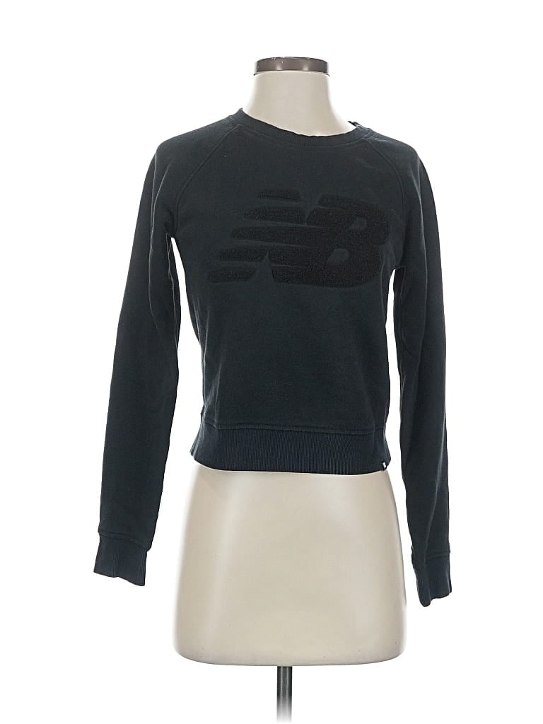 Pre-owned New Balance Pullover Sweater In Black