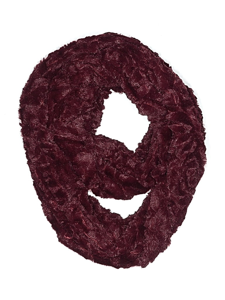 Pre-owned Unbranded Scarf In Burgundy