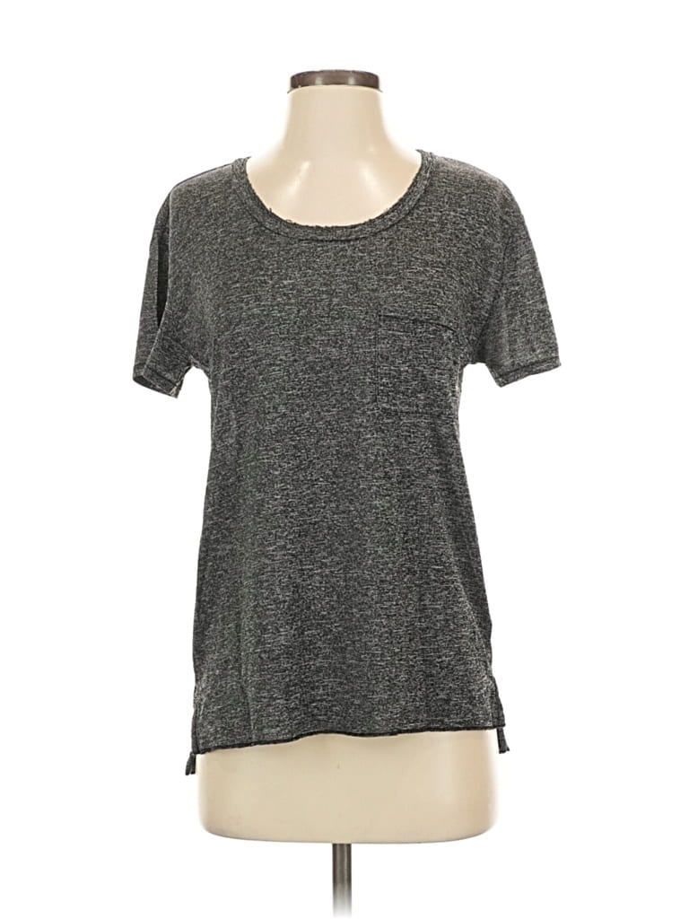 Pre-owned Rag & Bone Short Sleeve Top In Gray