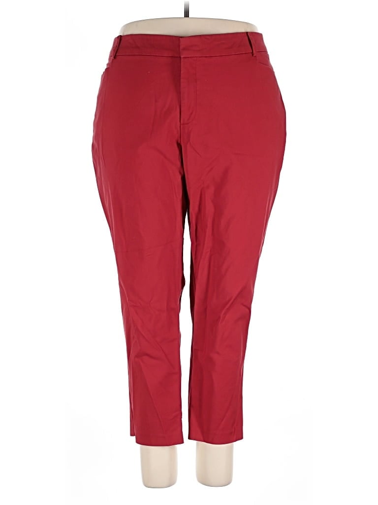 ELOQUII Pre-owned Casual Pants In Red