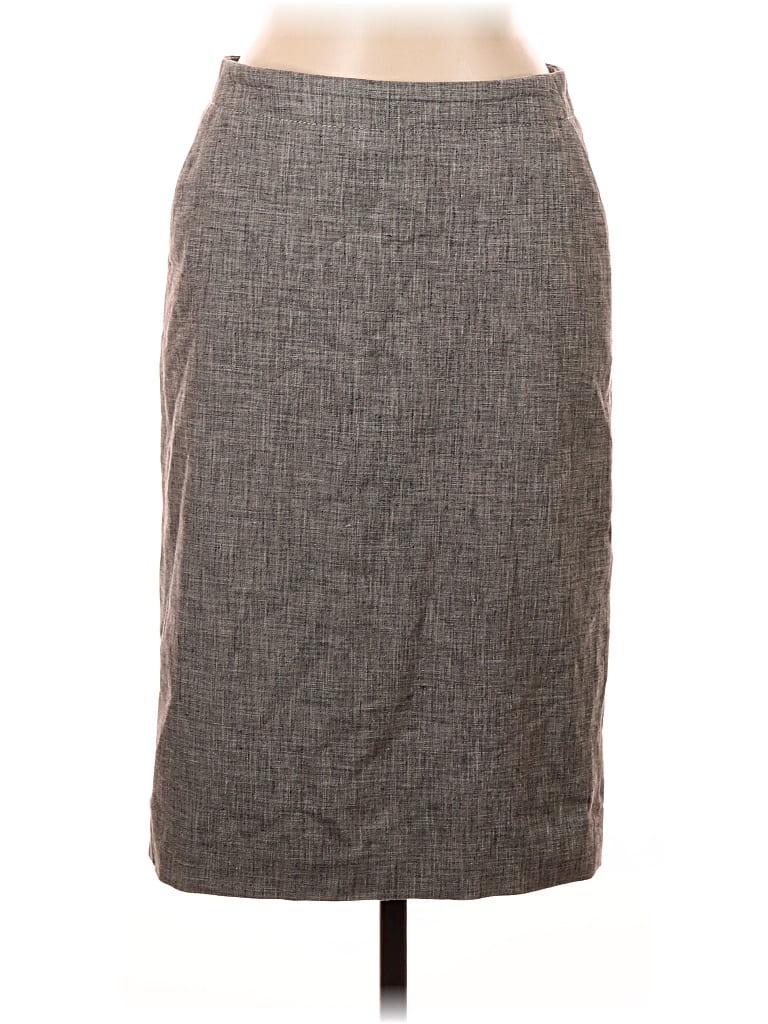 Pre-owned Banana Republic Formal Skirt In Gray