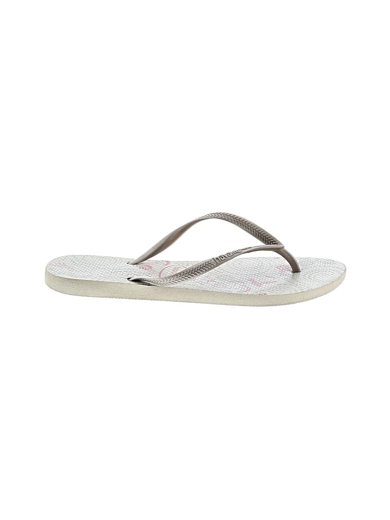 Pre-owned Havaianas Flip Flops In Brown