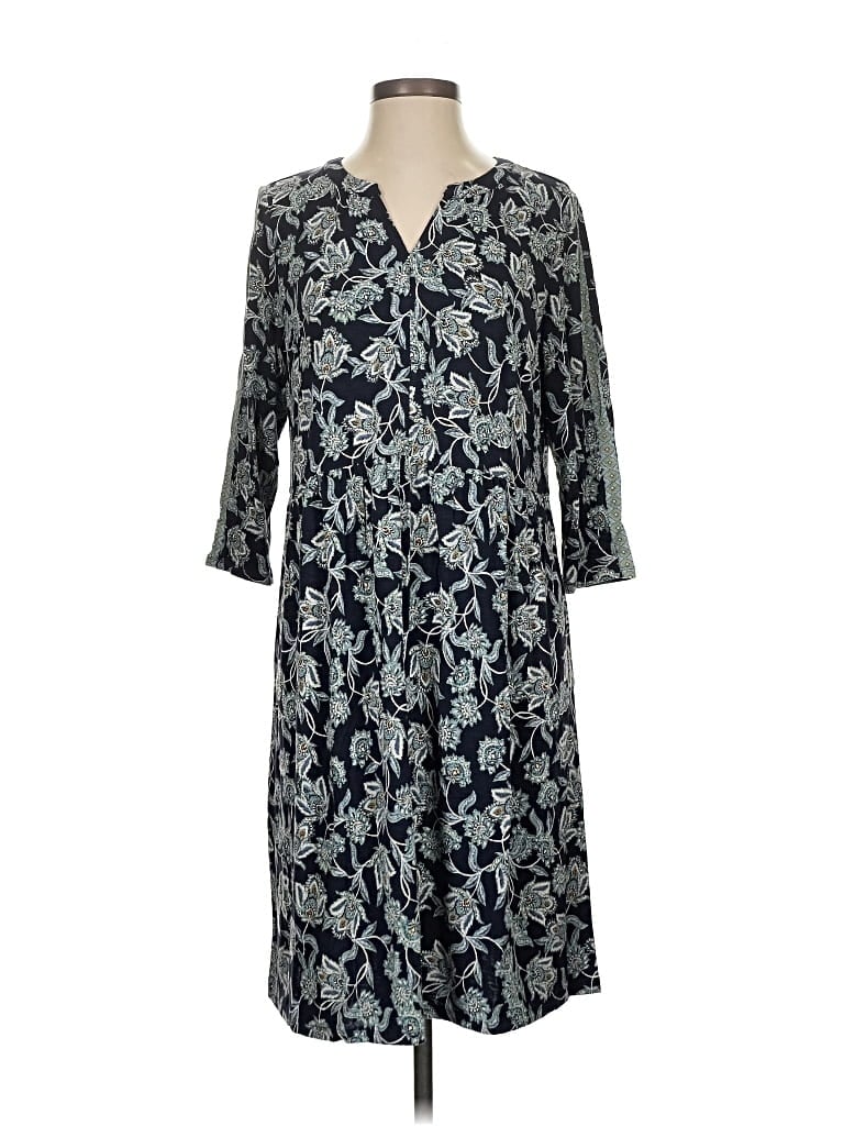 Pre-owned Jjill Casual Dress In Blue
