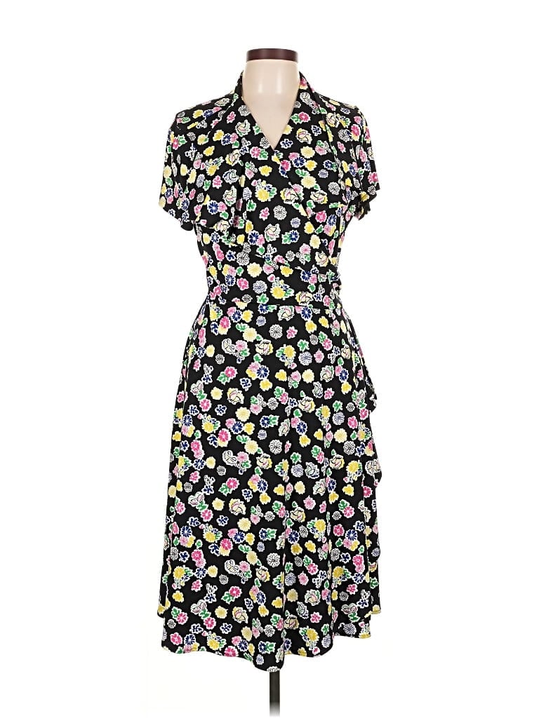 Pre-owned Vicky Tiel Casual Dress In Black