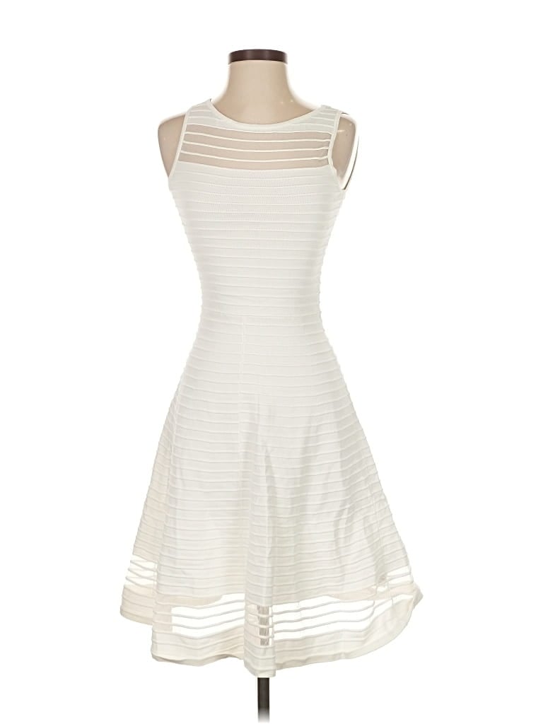 Pre-owned French Connection Cocktail Dress In White