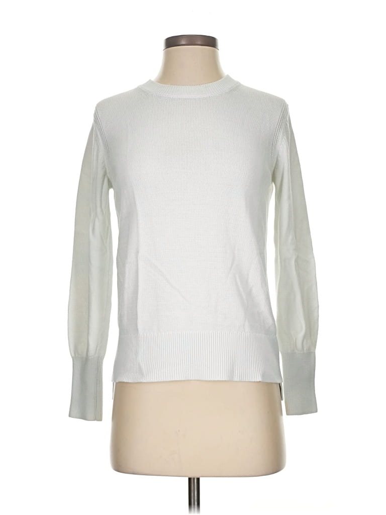 Pre-owned Everlane Turtleneck Sweater In White