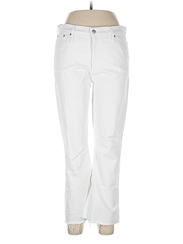 Pre-owned J.crew Factory Store Casual Pants In White