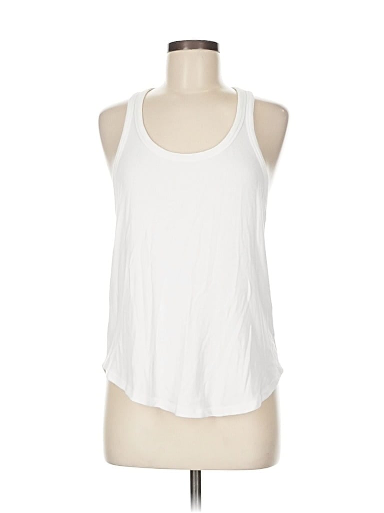 Pre-owned Alala Tank Top White Halter Neckline Tops