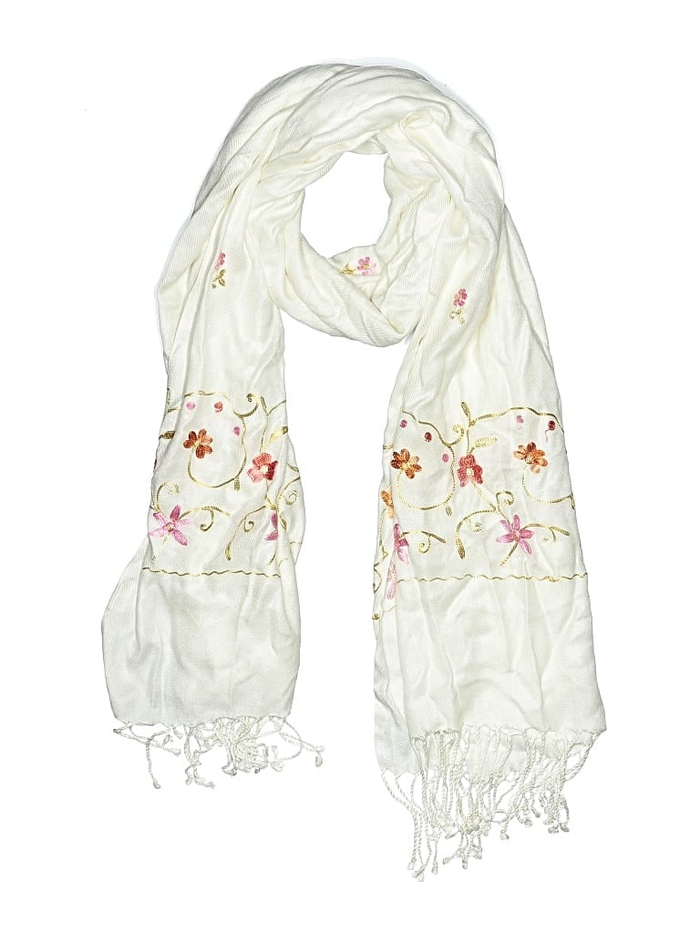 Pre-owned Unbranded Scarf In White